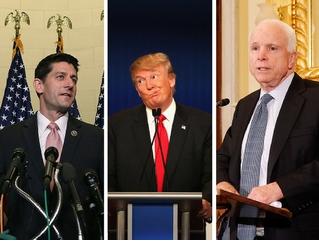 Trump - Ryan and McCain endorsement