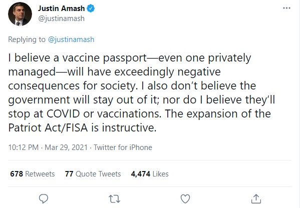 COVID vaccine passport 