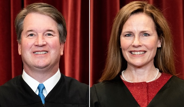 Amy Coney Barrett Brett Kavanaugh religious liberty COVID tyranny