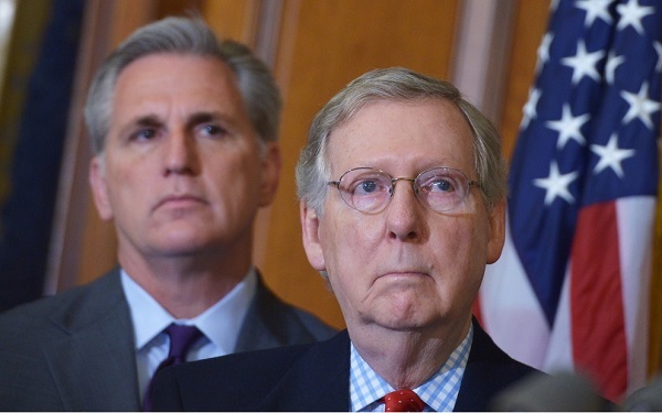 Mitch McConnell Kevin McCarthy lead Republicans
