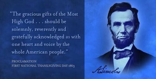 Thanksgiving Day Abraham Lincoln